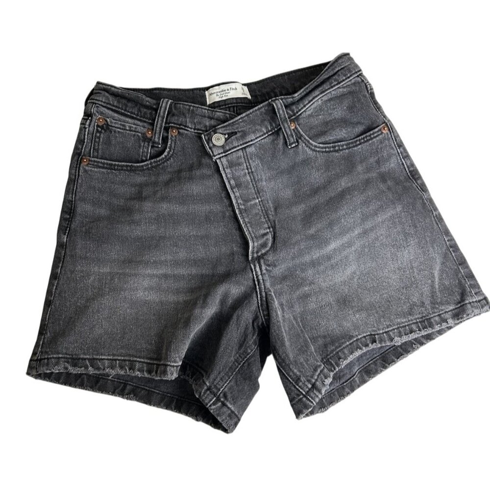Abercrombie & Fitch Charcoal Denim Shorts